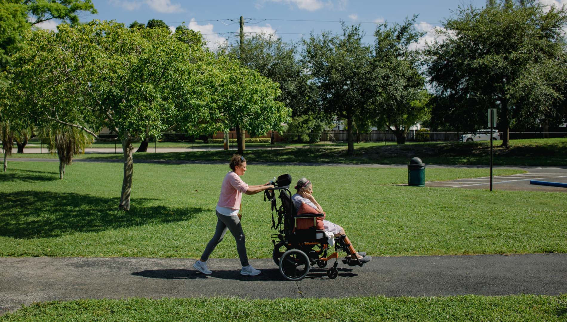 Dedicated 24-hour home care caregiver monitoring and supporting senior client overnight in Denver, Colorado